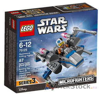 # 75125 Мини–«Истребитель Повстанцев» с Фигуркой / Resistance X–Wing Fighter (Microfighter ― 2016)