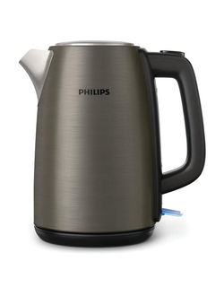 Чайник PHILIPS HD9352/80, 1,7 л, 2200 Вт, закрытый нагревательный элемент, нержавеющая сталь, титановый