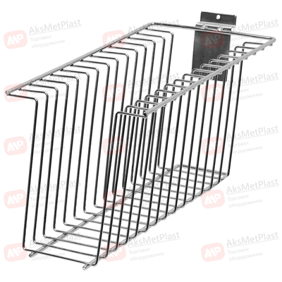 6108 Накопитель-подставка для экономпанелей, под 15 упаковок колготок или чулков, хром