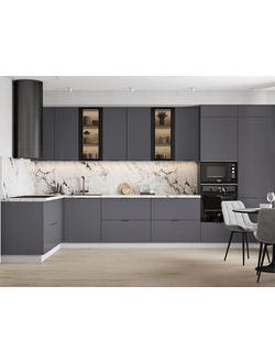 Кухня "Фенис" К5 (3д графит)