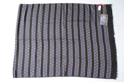 Двухсторонний шарф платок коричневый с зеленым Vizio Италия F 3