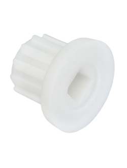 Втулка (муфта) шнека для мясорубки Vitek с юбочкой (кольцом), внутренний квадрат 10,5 мм