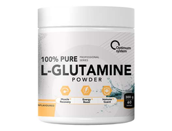 (Optimum System) 100% Pure Glutamine Powder - (300 гр)