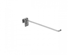 U006 Крючок хром d-5мм на овальную-прямоугольную трубу универсальный L=300 мм