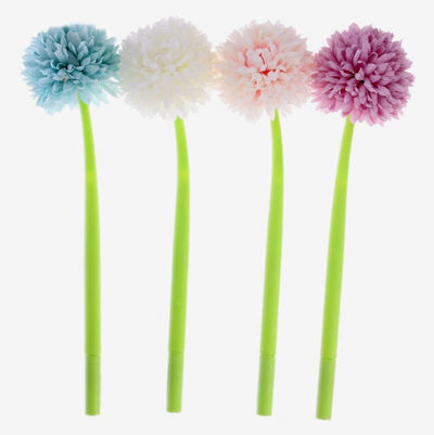 Ручка гелевая Хризантема, 12шт/уп