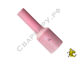 Сопло керамическое длинное газовой линзы горелки TIG Trafimet №5L ф8.0мм для TIG-17,18,26