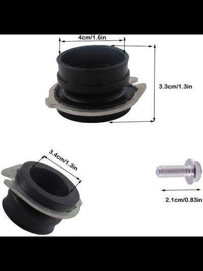 Выпускной коллектор резиновый с фиксирующим кольцом Evolution