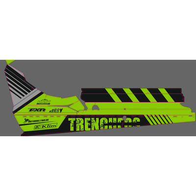 Наклейки на снегоход Polaris Axys Pro RMK 2016 2017 2018 2019 №1520