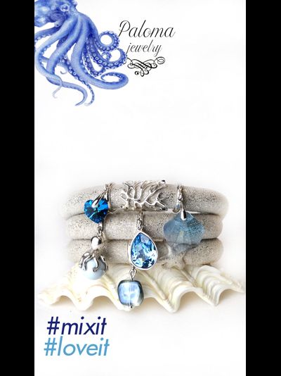 Браслет замшевый AQUA Collection