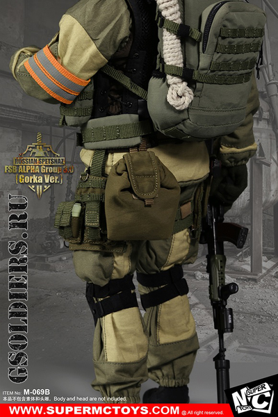 Спецназ "Альфа" - КОЛЛЕКЦИОННАЯ ФИГУРКА 1/6 Russian Spetsnaz - FSB Alfa Group 3.0 Gorka Ver. (M-069 B) - SUPER MC TOYS