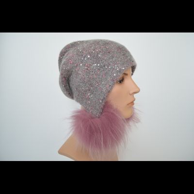 Шапка ушанка Vizio Италия 1010 PP 66  цвет 4-20