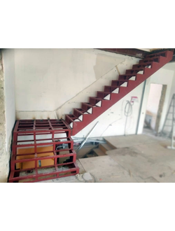 мк №3. металлокаркас. двойной косоур под зашивку (лазерная резка)