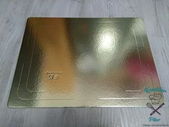 Подложка усиленная золото/жемчуг 400*600 мм (3,2 мм)