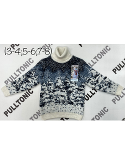 Детский свитер Заснеженный лес