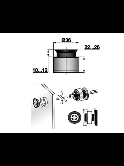 Точечное крепление TT-507