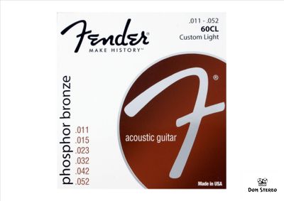Струны для гитары FENDER STRINGS NEW ACOUSTIC 60CL купить в интернет магазине domstereo.ru