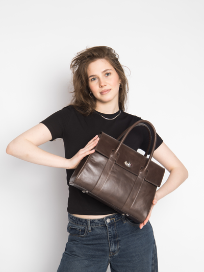 Деловая сумка Valenza Premium brown (арт. 5076-52)