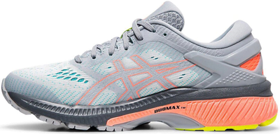 Asics Gel-Kayano 26 Lite Show Серые с оранжевым