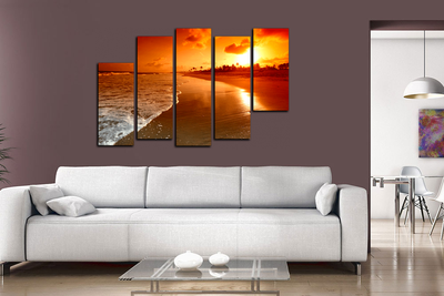 Модульная картина "Удивительный вечер"