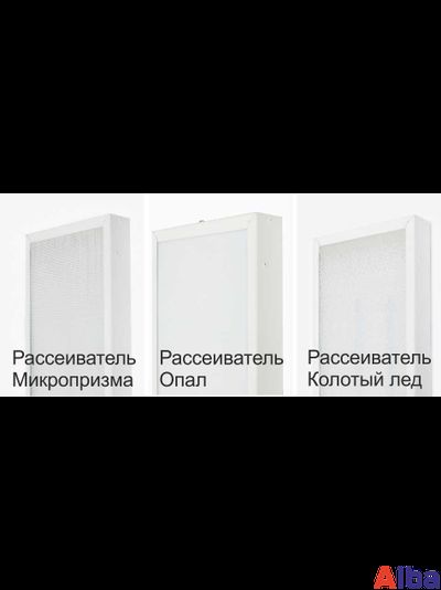 Светильник Лайн с решеткой для спортзала 45 Вт