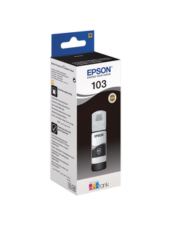 Чернила EPSON (C13T00S14A) для СНПЧ EPSON L3100/L3101/L3110/L3150/L3151/L1110, черные, ОРИГИНАЛЬНЫЕ