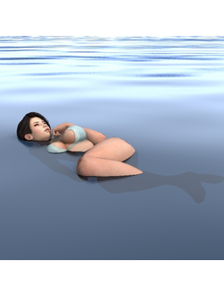 пляж Девушка лежит в ванне 2