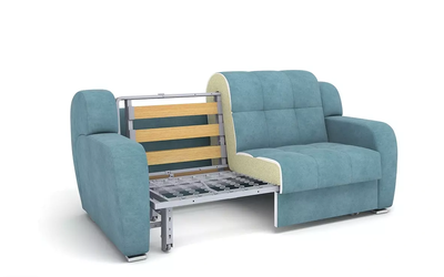 ДИВАН-КРОВАТЬ ОДНОСПАЛЬНЫЙ, ДВУХМЕСТНЫЙ КОМФОРТНЫЙ БРИСТОЛЬ, МЕТАЛЛОСКЕЛЕТ, С МЕХАНИЗМОМ АККОРДЕОН