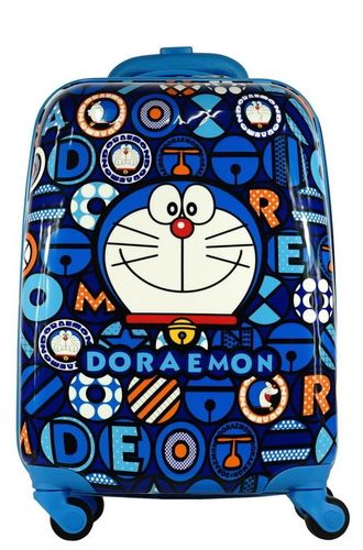 Детский чемодан Дораэмон (Doraemon) синий