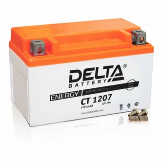 Аккумулятор Delta  CT 1207 (YTX7A-BS)