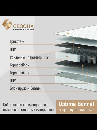Матрас ортопедический Optima Bonnel