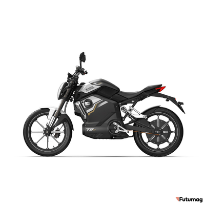 Электромотоцик White Siberia Super Soco TSX черный