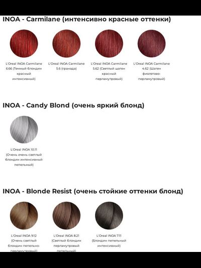 L'oreal Professionnel Краска для волос без аммиака INOA 60 гр