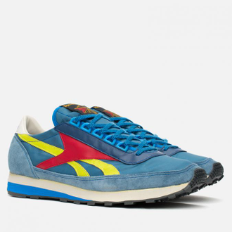Кроссовки Reebok Aztrec Og Slate Голубые с желтым