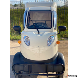 Квадрицикл грузовой GreenCamel Тендер X1200 Квадро (72V 2500W) кабина, BOX, понижающая 52 Ah