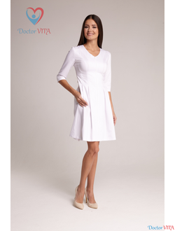 ПЛАТЬЕ медицинское Dr.Super "Lucky" белое
