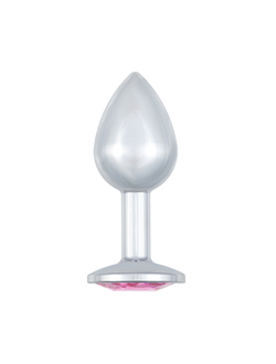 4009-03Lola Анальная пробка Diamond Pink Sparkle Small