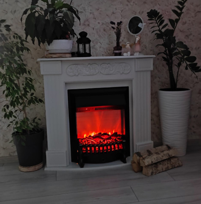 Угловой электрический камин Венеция