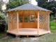 Восьмигранная беседка 4 х 4 м
