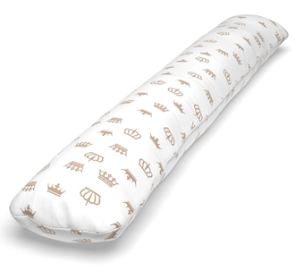 Длинная подушка обнимашка для сна на боку 190 см антистресс шарики внутри с наволочкой на молнии хлопок цвет Слоники