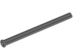 Technic, Axle  8L with Stop, Dark Bluish Gray (55013 / 4499858)