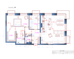 Изготовление планировки помещения с расстановкой мебели в программе AUTOCAD, перепланировка помещения.