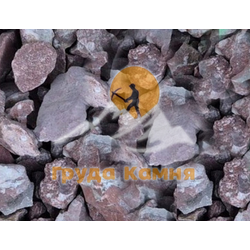 Розовая мраморная крошка, фракция 10-20 мм