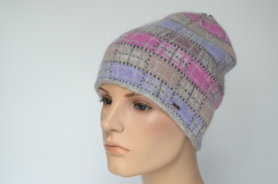 Vizio Италия 1038 CY шапка серая 3 цвет