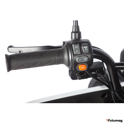 Электротрицикл Wanshida DOUHAO 60V 800Вт черно-бело-красный