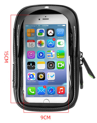 Держатель смартфона RockBros B17, 6", водонепр., черн.