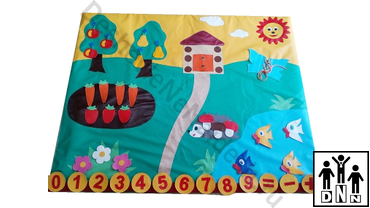 Дидактический коврик Лето в деревне