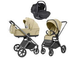 Коляска 3в1 Carrello Ultra Soft Beige 2025 (Vega)