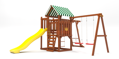 Детская площадка Савушка TooSun 4 Plus с песочницей