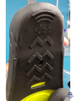 Ласты длинные разборные длинные Лайм мягкие р.36/38