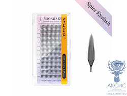 Ресницы нагараку Nagaraku перья D 0.07 mix 8-15 mm